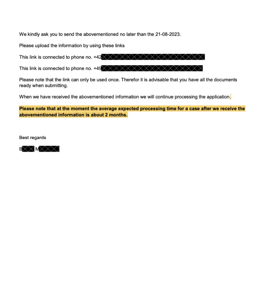 AFL letter page 2 Getting Married in Denmark